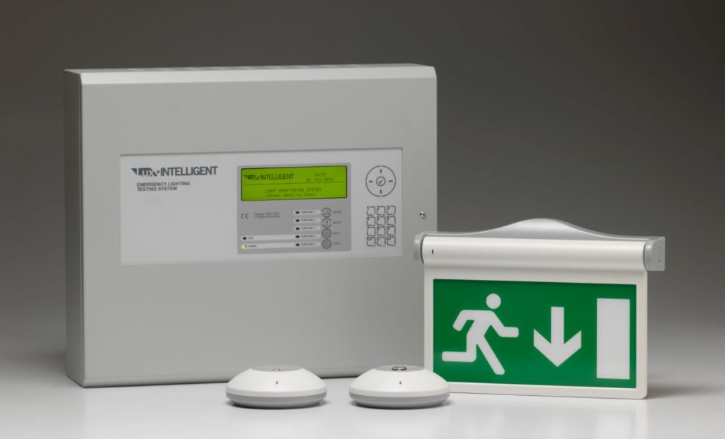 Advanced's emergency lighting system, LuxIntelligent with LED, low voltage EasySafe devices