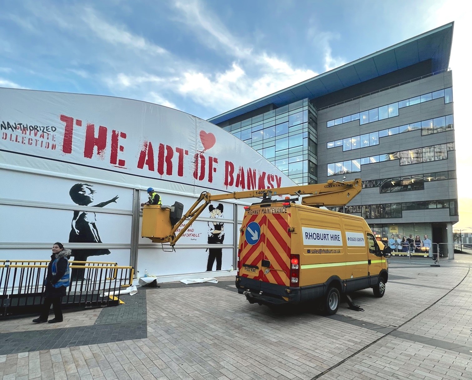 Advanced and Hyfire Protect The Art of Banksy Exhibition in Manchester image