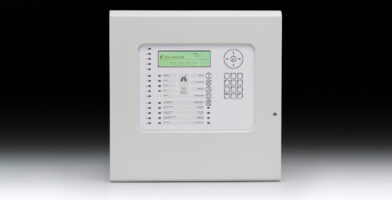 Advanced Go single loop fire alarm panel from the front