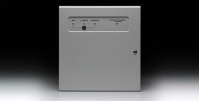 Advanced redundant control fire system redundancy panel face on with the door closed